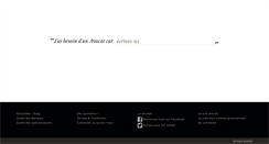 Desktop Screenshot of jaibesoindunavocat.com